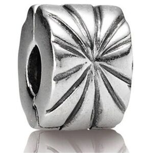 Pandora Sunburst Clip – Retired Sterling Silver Charm | Bracelet Divider